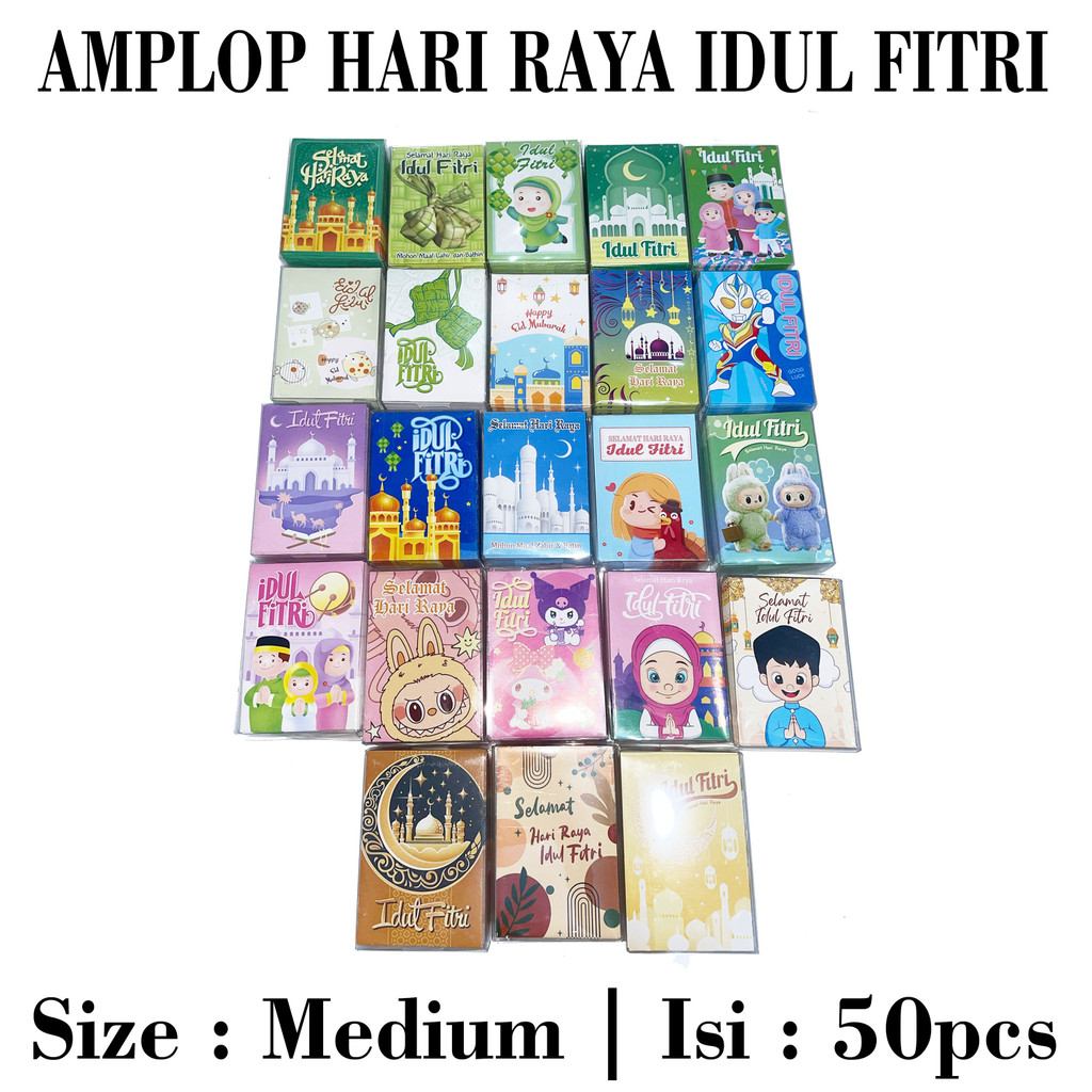 

EXD Amplop Angpao Lebaran Hari Raya Idul Fitri Isi 50Pcs Amplop Idul Fitri 2025 Gambar Islami