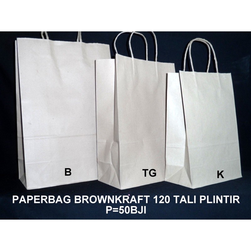 

[LF] paper bag brown kraft | paperbag | kantong kado | tas souvenir | premium goodie bag ukuran SMALL MEDIUM LARGE
