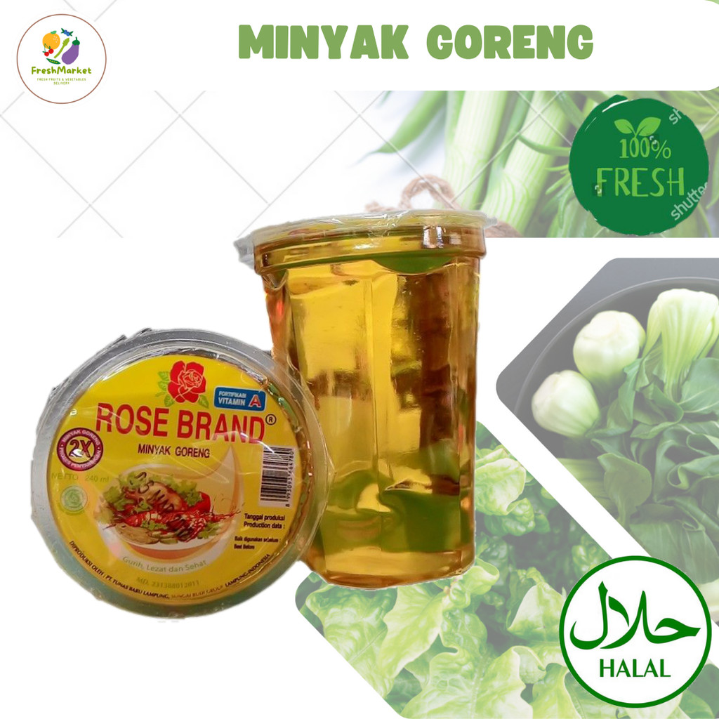 

Minyak Goreng Rose Brand 220 mL Freshmarketlampung