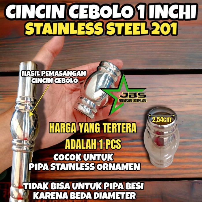 KC27 cincin cebolo 1"/Aksesoris stainless