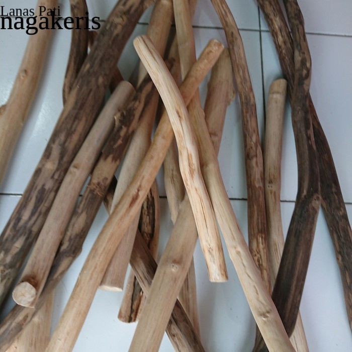 

ranting kayu jati asli 100 cm | bahan macrame FNX111 XD6