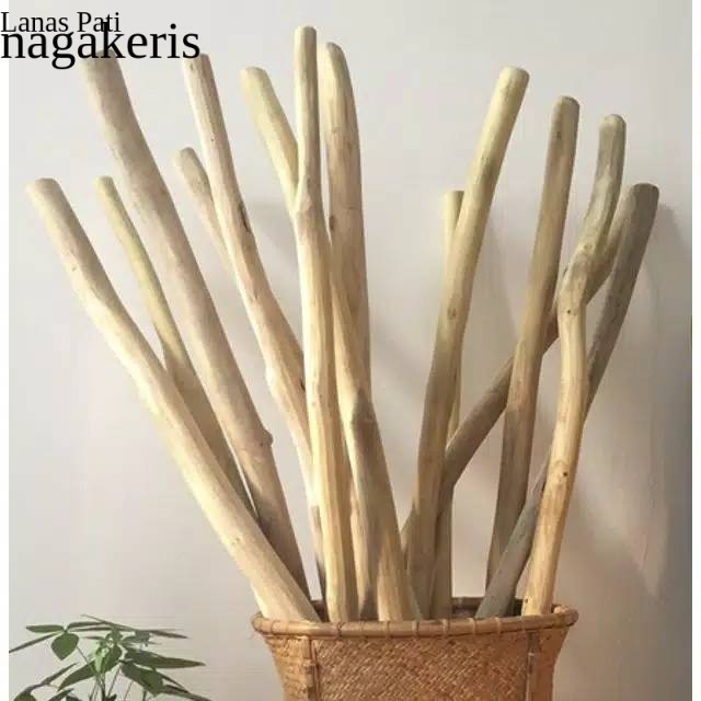 

RANTING KAYU JATI~BAHAN KERAJINAN~RANTING JATI MACRAME~80CM FXN9 XD9