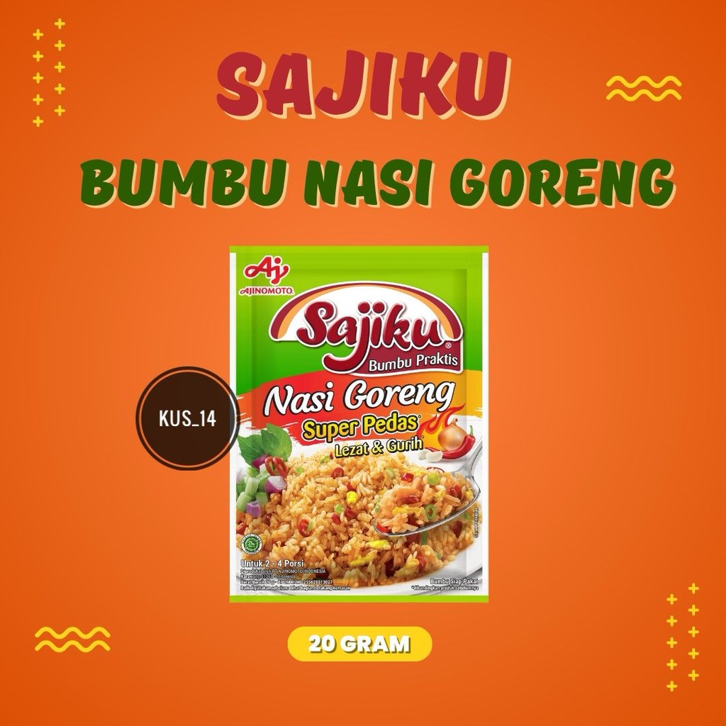 

SAJIKU Bumbu Praktis Nasi Goreng / Bumbu Instan