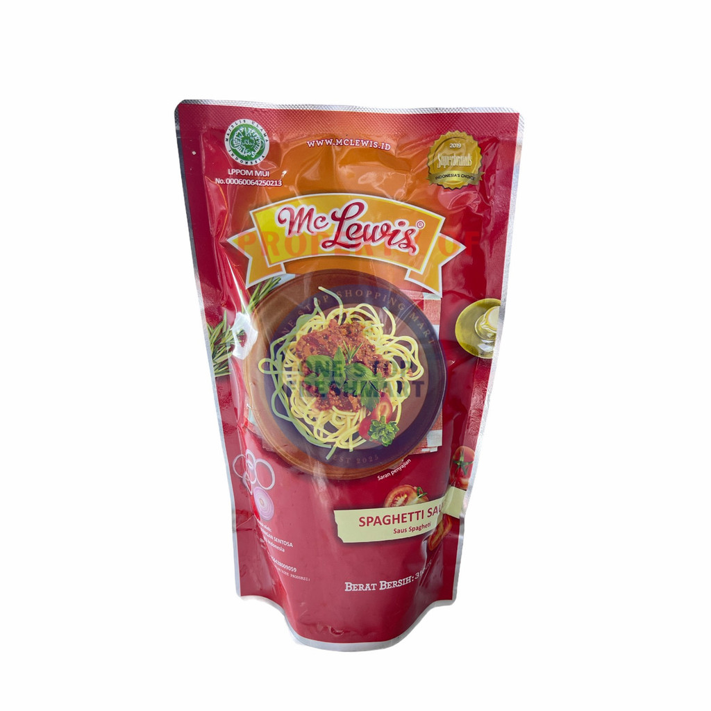 

MC LEWIS SPAGHETTI SAUS 1KG