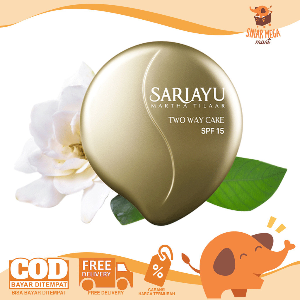SARI AYU SARIAYU TWC Two Way Cake SPF 15 - Foundation Alas Bedak Padat 14gr