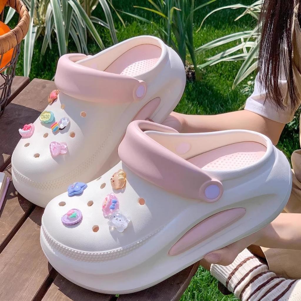 Sandal pantai non-slip wanita terbaru dari Baim dengan  tebalSandal pantai wanita baru 2025 tebal