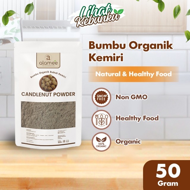 

ALAMEE Candlenut Powder Kemiri Bubuk Bumbu Dapur Organik Masak Murni Asli Tanpa Campuran 50 Gram LIHAT KEBUNKU