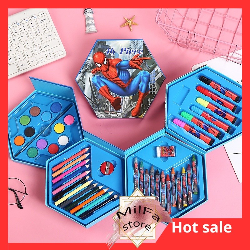 

MF432 Crayon Alat mewarnai 46 pcs set