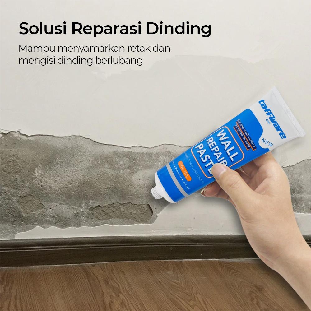 

Taffware Pasta Dempul Penambal Dinding Magic Wall Repair Cream 250g - ZP01