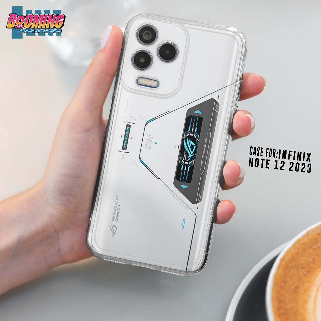 Case Infinix Note 12 2023 Casing Infinix Note 12 2023 Motif [ROG] Booming Case Softcase Premium - Ca