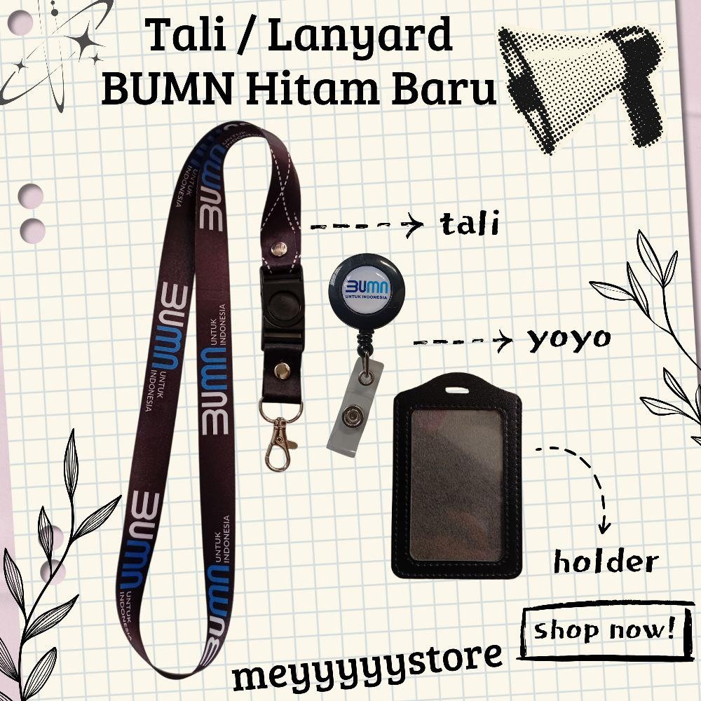 

Tali ID CARD BUMN Hitam Terbaru / Lanyard BUMN Hitam Terbaru READY [STOCK MELIMPAH] Termurahhh Harga Grosir!