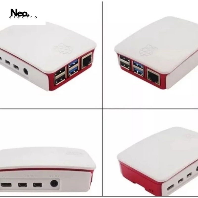 tempat raspberry pi 4 4B pi4 pi4b+ 1gb 2gb 8gb casing oficial case