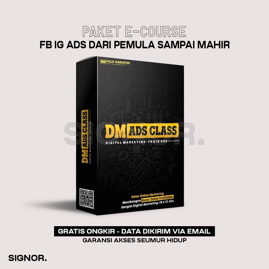 [K8106] Kelas Digital Marketing Ads - Belajar FB IG Dari Pemula Sampai Mahir - Materi Video Pembelaj