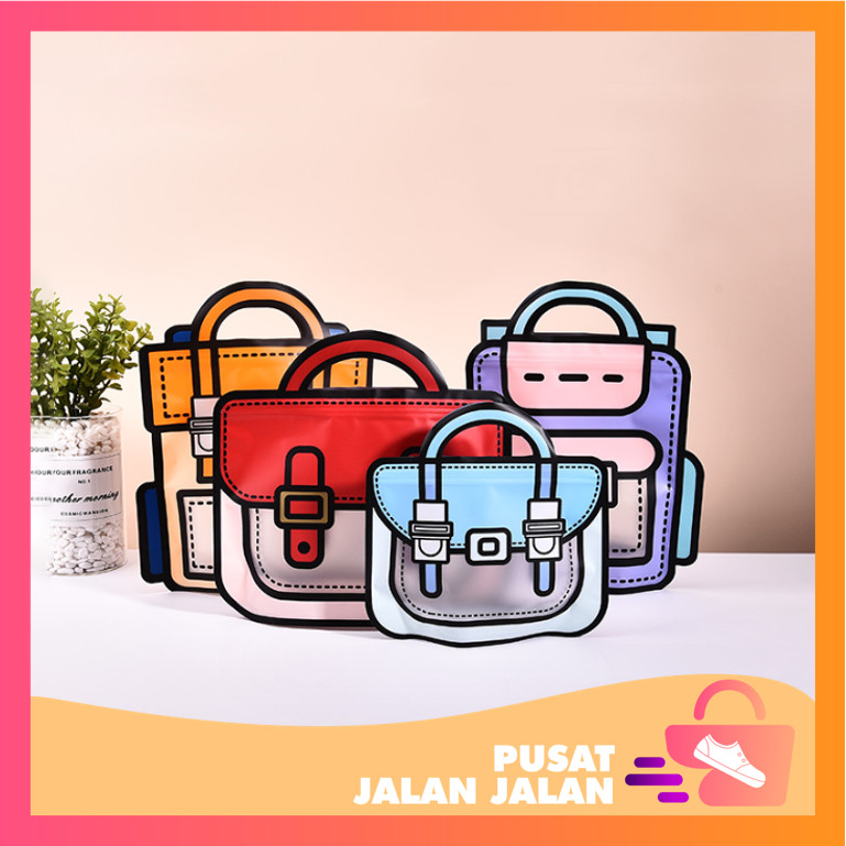 

Pusat Jalan-Jalan - 6254 Kemasan Hampers Goodie Bag Lucu / Plastik Bungkusan Ziplock Model Standing / Tas Zip Hadiah atau Souvenir Ulang Tahun
