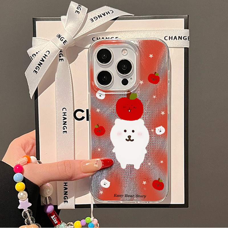 Gelang case hp Berlaku untuk Casing ponsel kartun Samsung A03 A55 A52S A51 A04 A02S penutup pelindun