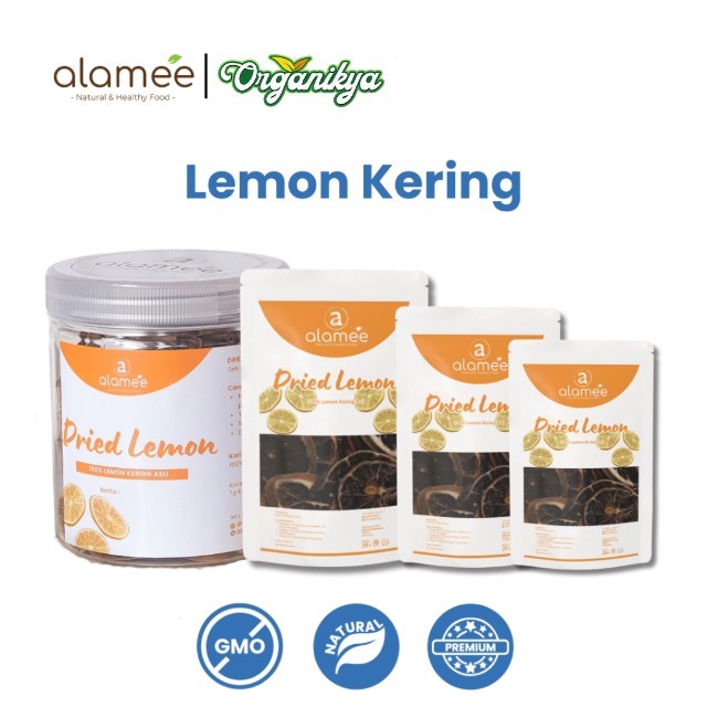 

ALAMEE Lemon Kering Dried Slice Tea Teh Herbal Iris Organik Minuman Herbal Organic organikya