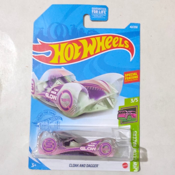 SR99 HW Hot Wheels Cloak and Dagger Glow in the Dark 2021 Glow Racers