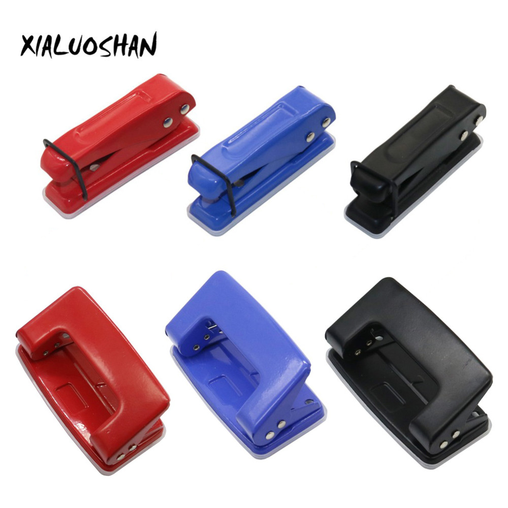 

Metal 1 Hole 2 Hole Puncher Scrapbooking Handbook DIY Loose-Leaf Journal Office A4 A5 A6 Document Binding Open Aperture Supplies