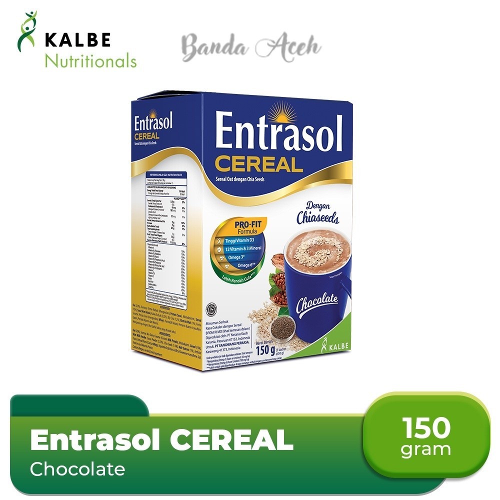 

(Aceh) Entrasol Cereal Chocolate (5 Sachet @30gr)