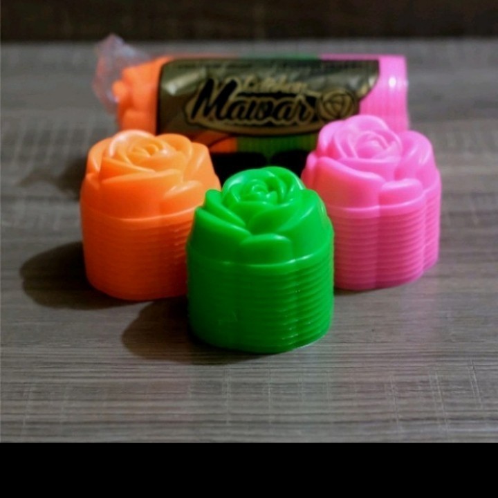 (1 Lusin) Cetakan Puding Bunga Mawar KECIL - Bolu Kukus - Jelly BL Product