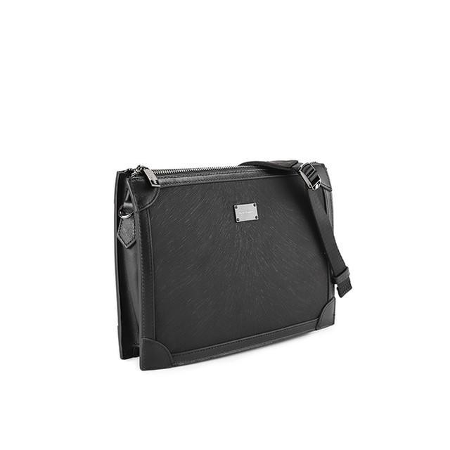 DISKON Hush Puppies Clutch Pria Manrico Clutch/Messenger Bag Black