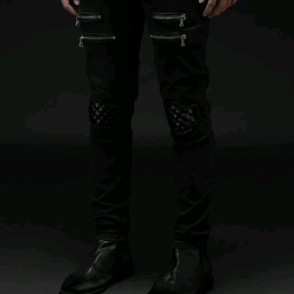 Rucas Diamond Leather Jeans "New Era Begins Collection"