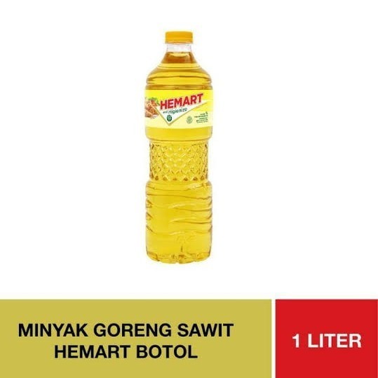 

minyak goreng hemart 1 liter - 1 pcs, 1 l