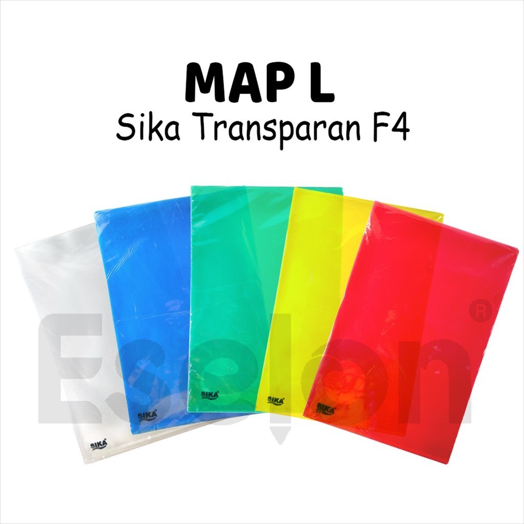 

12pcs MAP L SIKA FOLIO F4 / 1pack MAP L clear sleeve folio / map transparant /map plastik