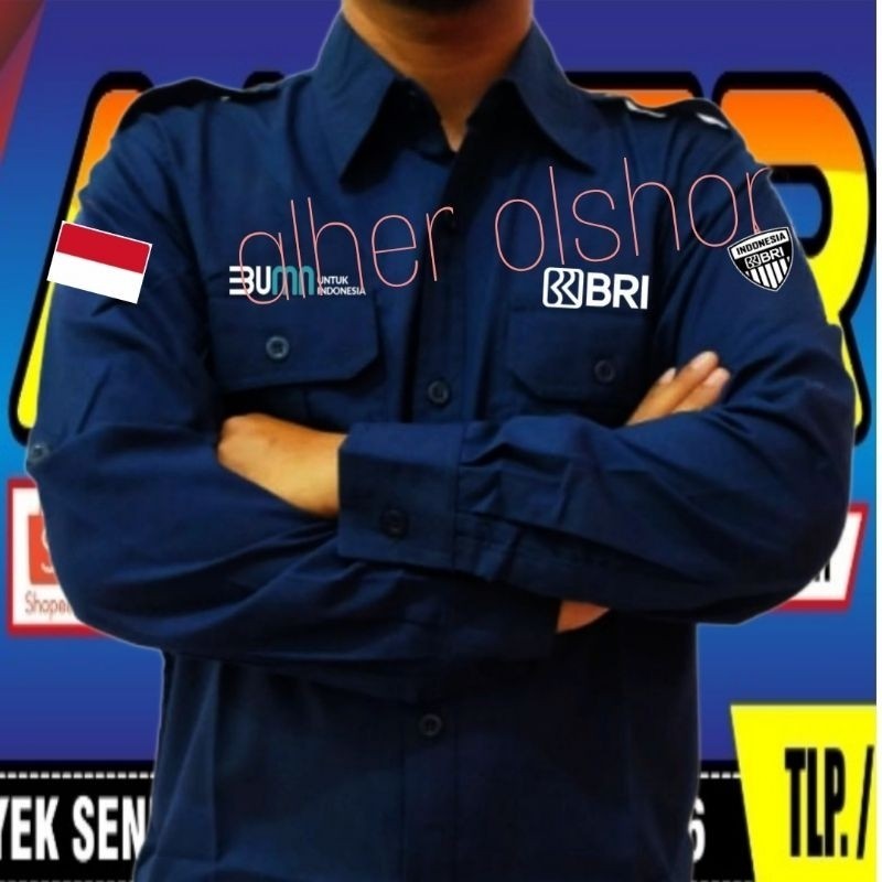 Kemeja Bank BRI kemeja BRI baju Bank BRI seragam bank BRI Pdh Bank BRI kemeja BRI baju BRI seragam B