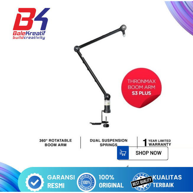 Stand Microphone Thronmax Zoom Boom Arm S3 Plus