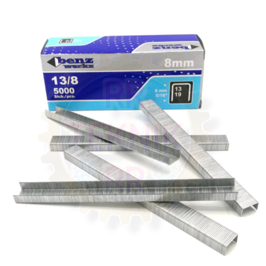 

Isi 5000 Refil Staples Tembak BENZ Uk 13/8mm (8mm)