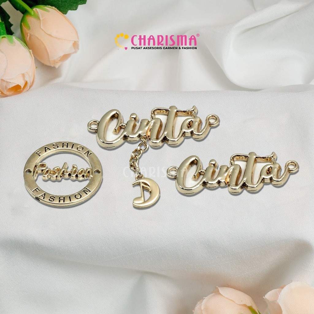 

Charisma Label Plat Besi Motif 7 - Label Tag Besi / Plat Hijab Logo / Aksesoris Fashion/ Custom Plat