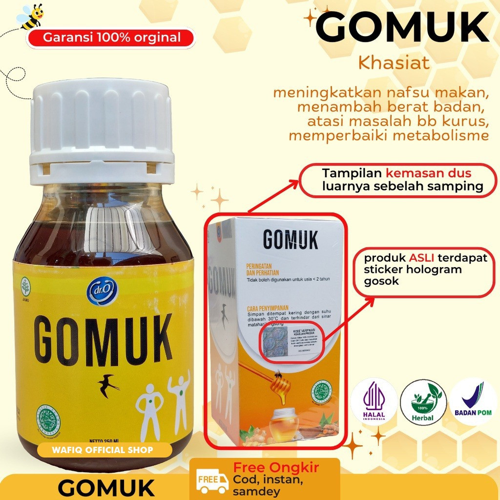 

MADU GOMUK BADAN OBAT NAFSU MAKAN CACINGAN HERBAL 250 ML