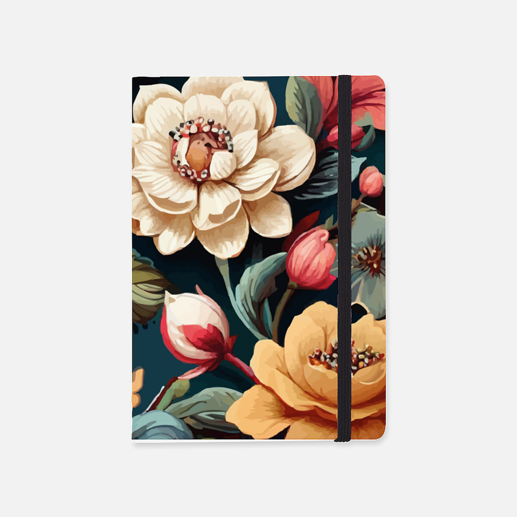 

Jurnal Aesthetic Notebook Buku Tulis Catatan A5 - Flowers Series