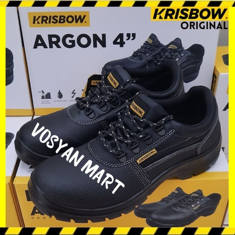 Sepatu Safety Krisbow ARGON 4" || Safety Shoes Krisbow ARGON 4" || Krisbow Sepatu Safety ARGON 4"