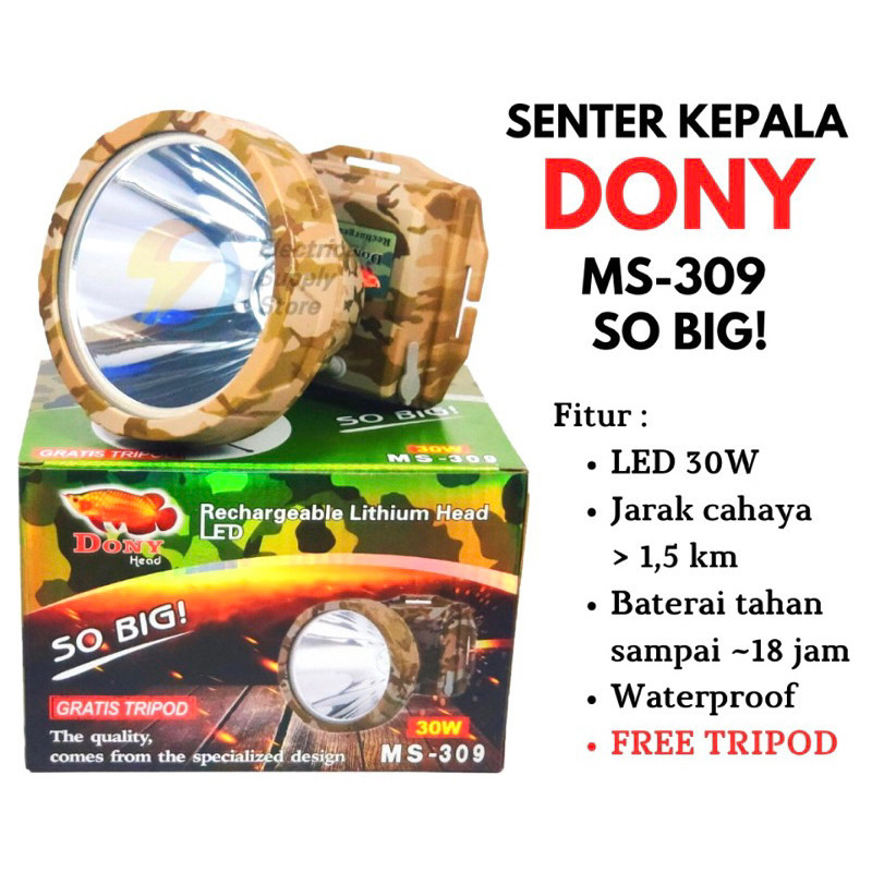 PROMO 6.6 SALE SENTER KEPALA DONY MS-309 30w 30watt So BIG ORIGINAL