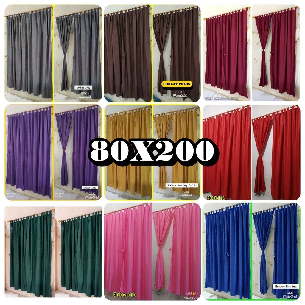 [PROMO] GORDEN JENDELA POLOS EMBOS MINIMALIS | HORDENG KORDEN SELAMBU SLAMBU GORDYN TIRAI PINTU KAMA