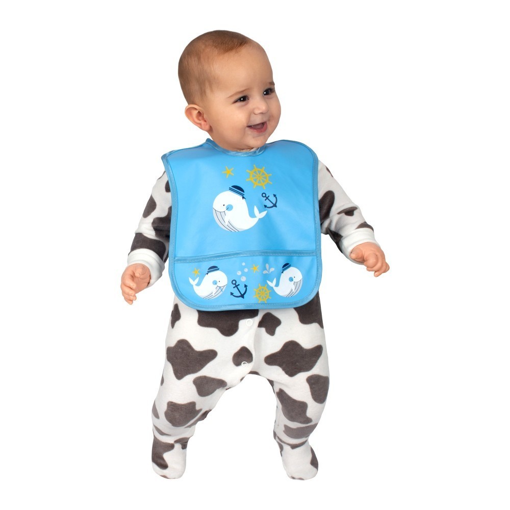 

Blue Color Small Oilcloth Aprons