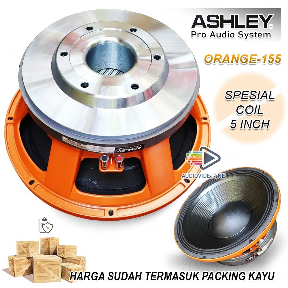 Speaker Ashley Orange 155 Komponen Spiker 15 Inch Subwoofer Original