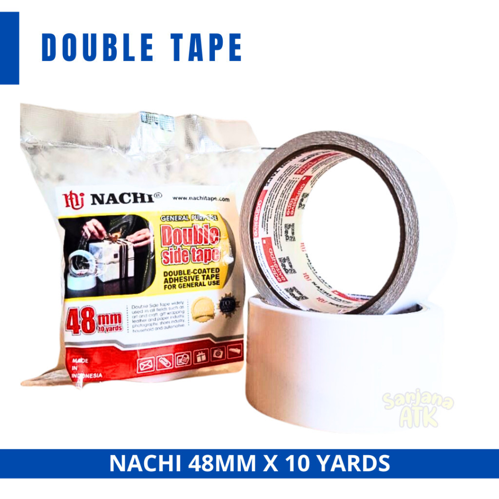 

Isolasi Double Tape Nachi 48 mm x 10 yard