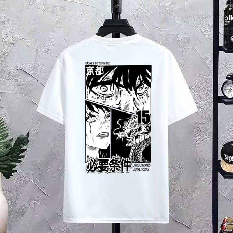 Kaos Pria Lengan Pendek Gambar Anime Baju Kaos Cowok Anime komik