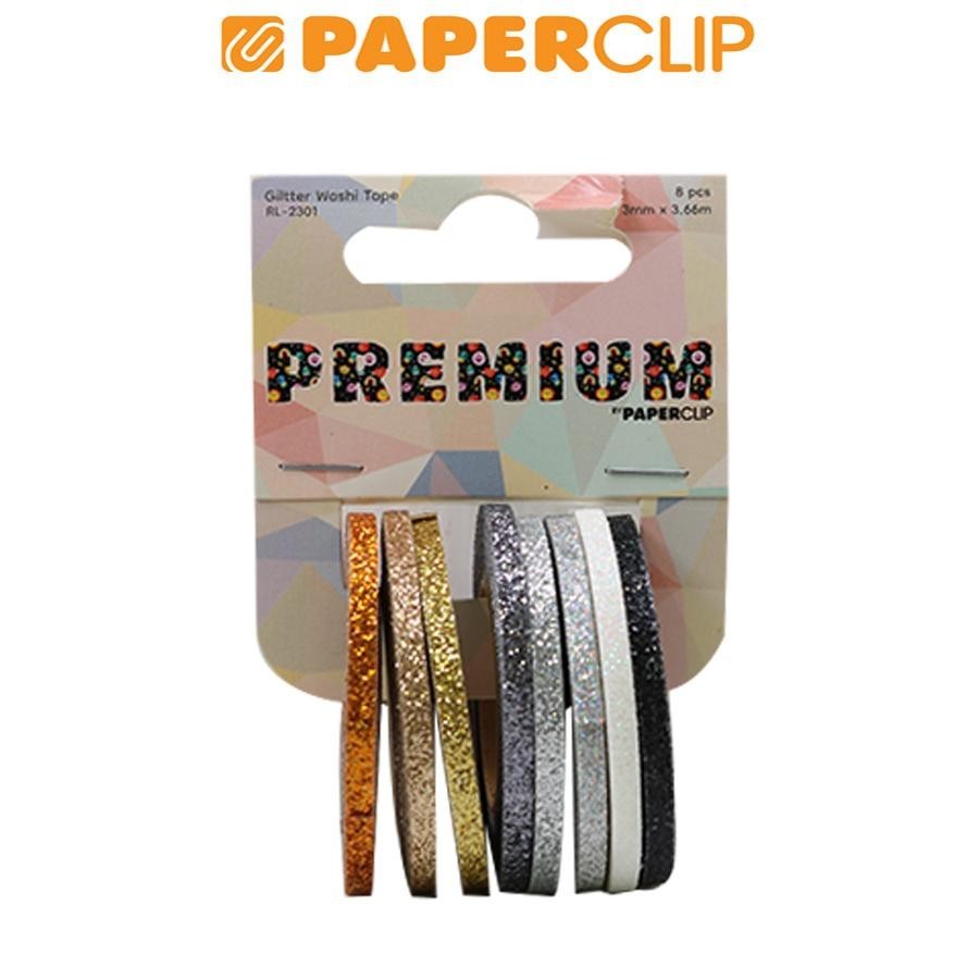 

DECORATION TAPE / WASHI TAPE RL2301 8P GLITTER