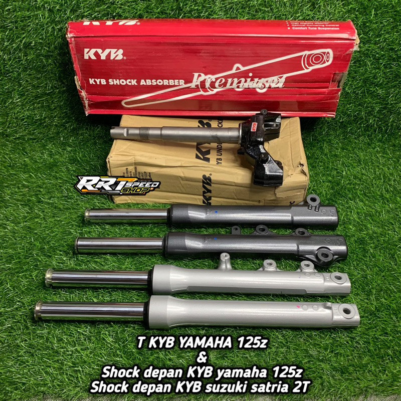 SETT SEGITIGA T + SHOCKBREAKER SHOCK DEPAN KYB YAMAHA Y 125Z SUZUKI SATRIA R 2TAK AS + TABUNG