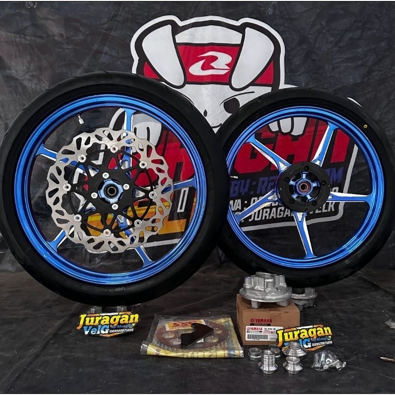 wheelset velg enkei 511 set ban pnp crf cbr klx dtracker ninja tiger sonic gtr