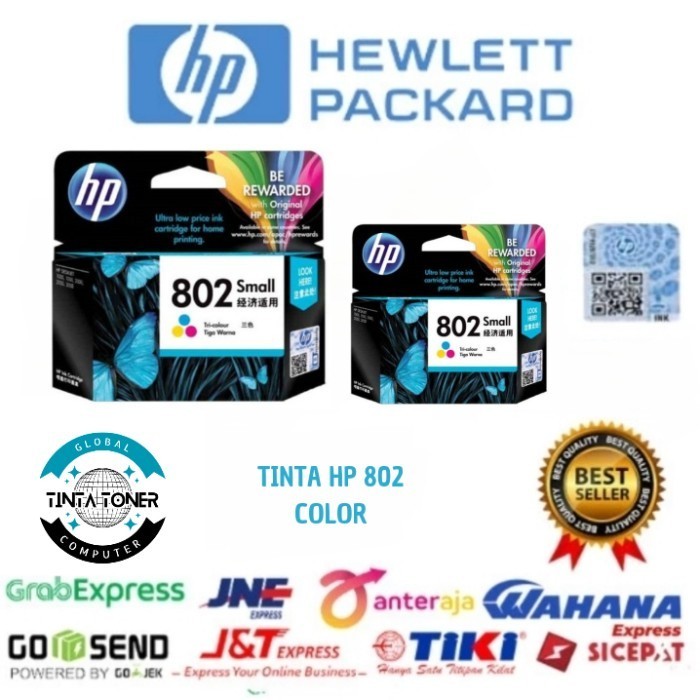 TINTA HP 802 COLOR ORIGINAL