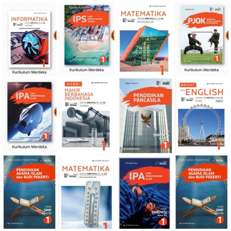 

[PROMO MURAH] BUKU ERLANGGA KURIKULUM MERDEKA SMP/MTS KELAS 7 / VII TERBARU ️ REVISI ️ ORIGINAL 100% ️ GRATIS BUBBLEWRAP ️