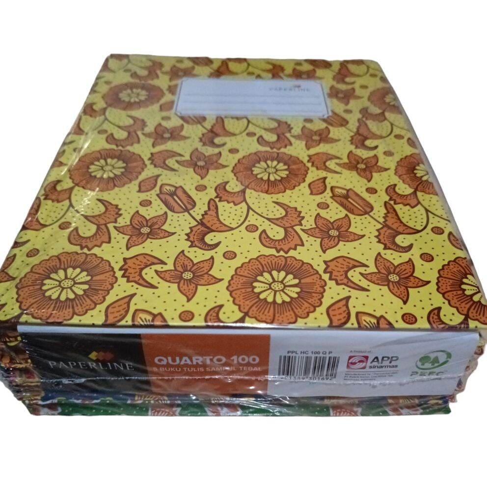 

Buku Batik Hard Cover kwarto quarto isi 100 paperline