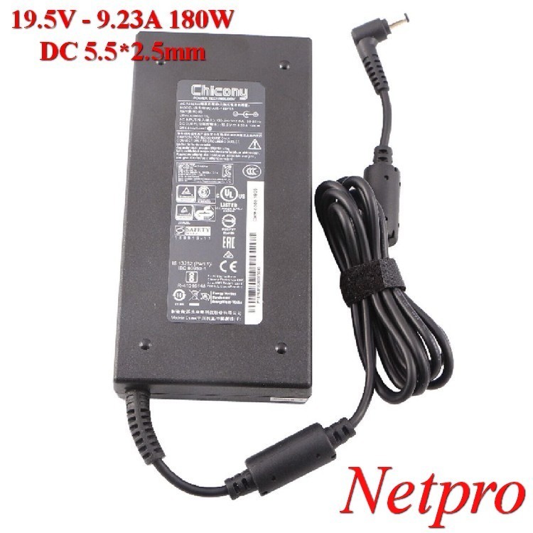 Charger Adaptor MSI Model CHICONY A15-180P1A - 19.5V - 9.23A 180W -NP