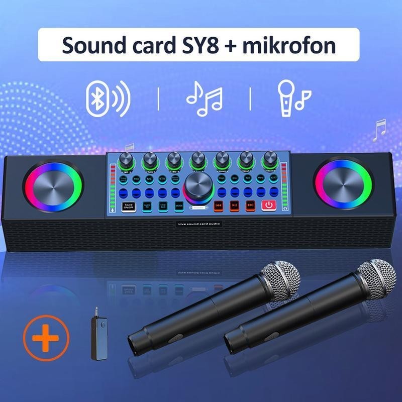 MKC KIMISO SOUNDCARD SY8 SPEAKER ALL-IN-ONE BLUETOOTH SOUND CARD WITH