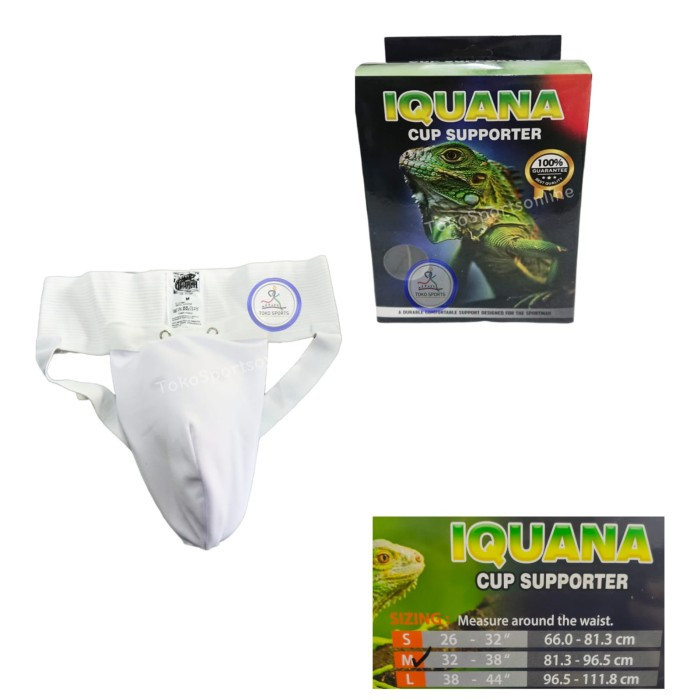 Iguana Pelindung kemaluan pria DEWASA taekwondo MMA boxing karate - CELANA SUPPORTER BATOK IGUANA - 